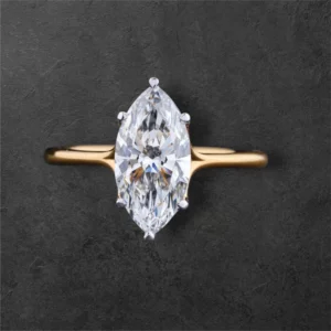2 Carat Marquise Diamond Solitaire Ring