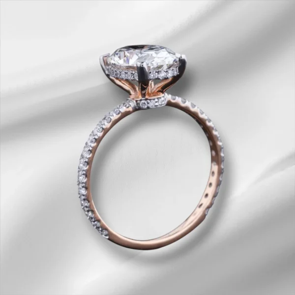 3Ct Oval Diamond Ring - Image 4