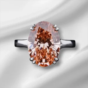 6 Ct Oval Solitaire Ring With Double Prong Set