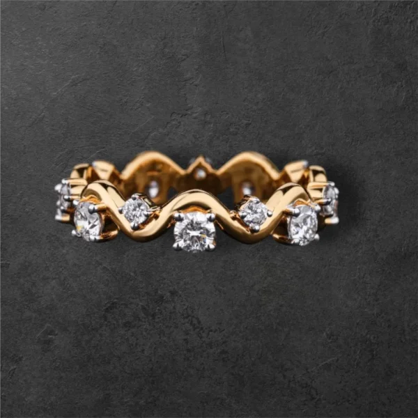 Full Circle Diamond Eternity Ring - Image 3