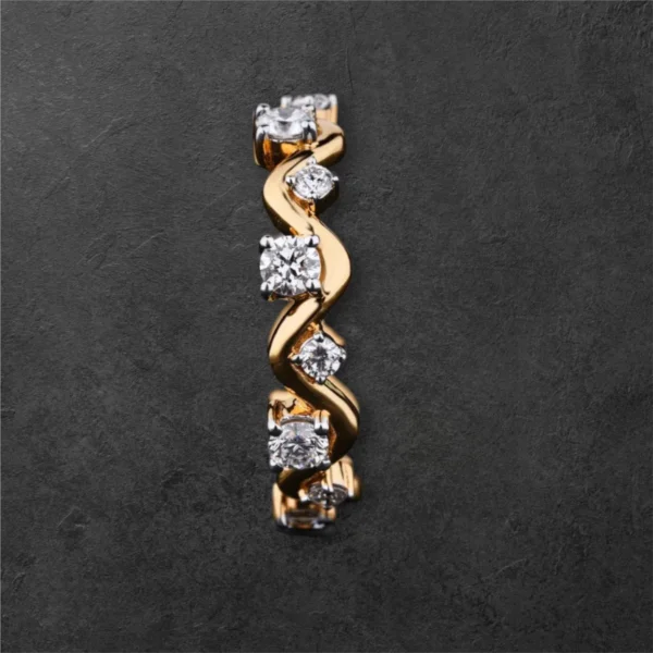 Full Circle Diamond Eternity Ring - Image 4