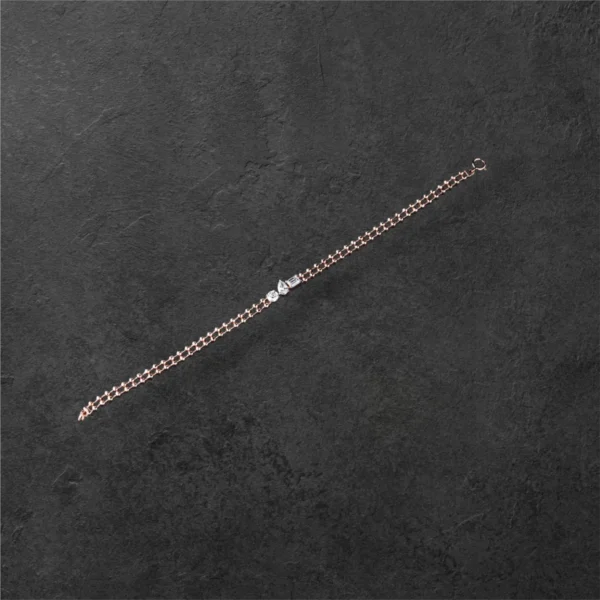 Multi Shape Diamond Trio Bracelet - Image 2
